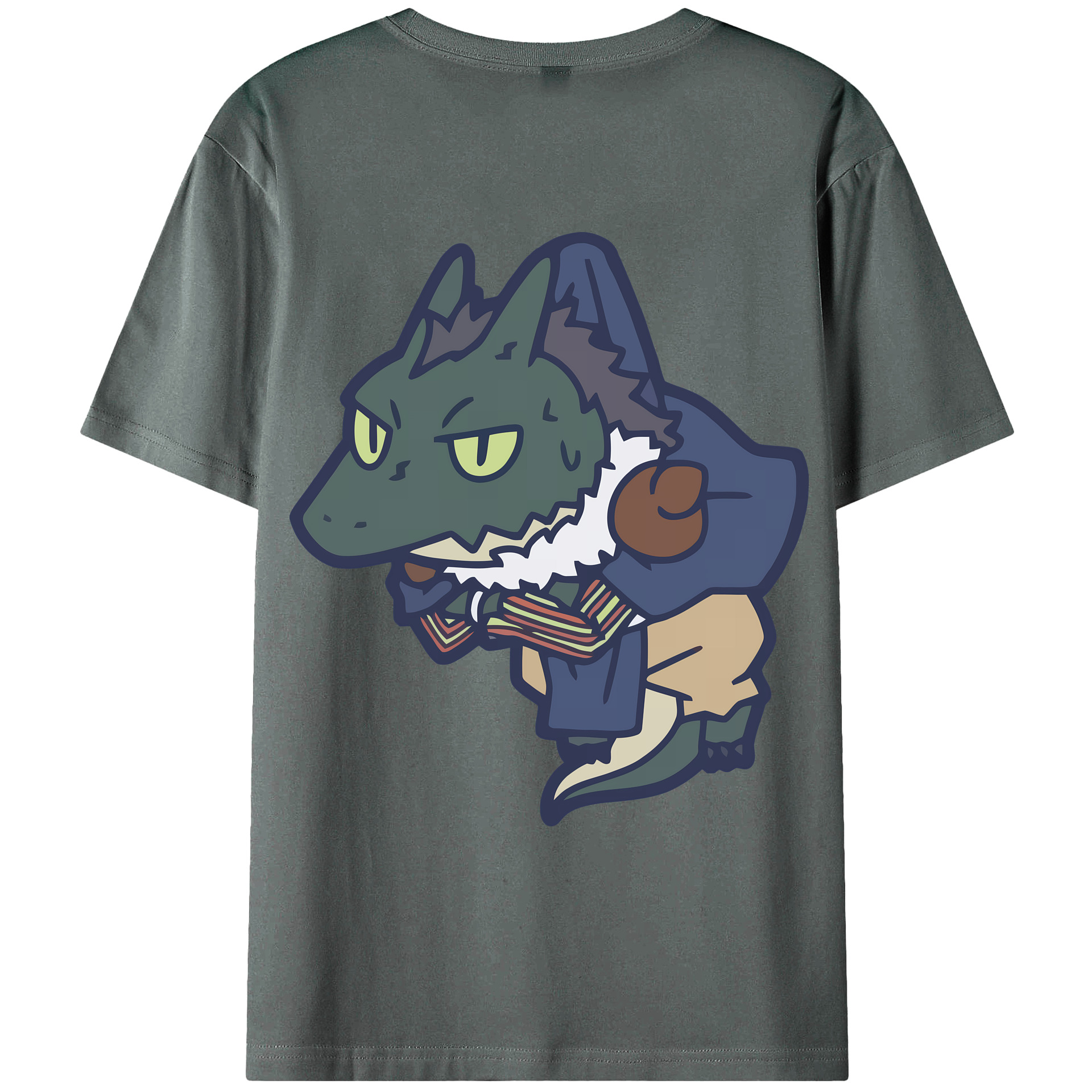 （画像用） 転スラ Regarding Reincarnated to Slime 綿100％ メンズ半袖Tシャツ（バックプリント） 通気性